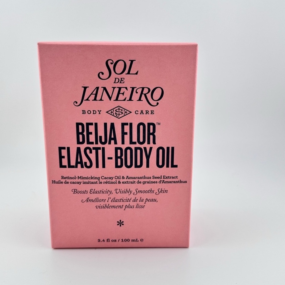 🆕 SOL DE JANEIRO Beija Flor Elasti-Body Oil in Cheirosa 68 Full Size & Sealed